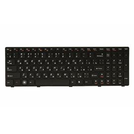 Клавіатура ноутбука PowerPlant Lenovo G570, G575 черный, черный фрейм (KB311774)