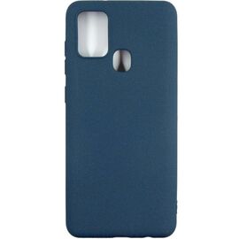 Чохол до моб. телефона Dengos Carbon Samsung Galaxy A21s, blue (DG-TPU-CRBN-75) (DG-TPU-CRBN-75)