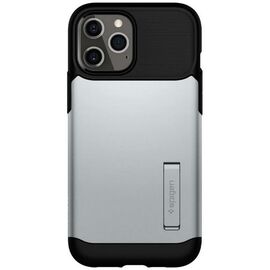 Чохол до моб. телефона Spigen iPhone 12 Pro Max Slim Armor, Satin Silver (ACS01482)