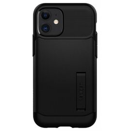 Чехол для моб. телефона Spigen iPhone 12 / 12 Pro Slim Armor, Black (ACS01523)