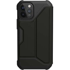 Чохол до моб. телефона Uag iPhone 12 / 12 Pro Metropolis (PU), SATN Black (112356113840)