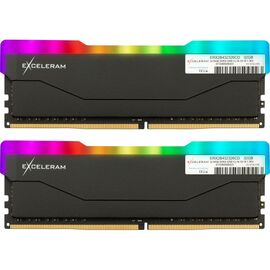 Модуль памяти для компьютера DDR4 32GB (2x16GB) 3200 MHz RGB X2 Series Black eXceleram (ERX2B432326CD)