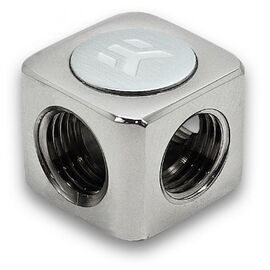 Фітинг для СВО Ekwb EK-AF T-Splitter 3F G1/4 - Nickel (3831109847084)