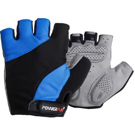 Велоперчатки PowerPlay 5041 Black/Blue M (5041B_M_Blue)