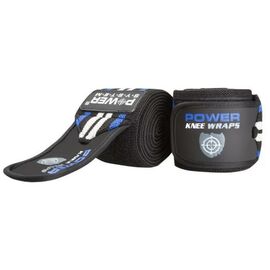 Бинт для спорта Power System Knee Wraps PS-3700 Blue/Black (PS-3700_Blue-Black)