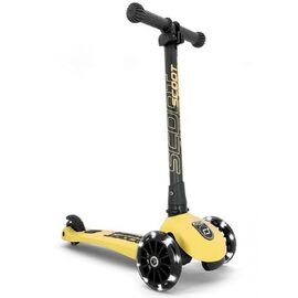Самокат Scoot&Ride Highwaykick-3 со светящимися колесами лимон (SR-96358)