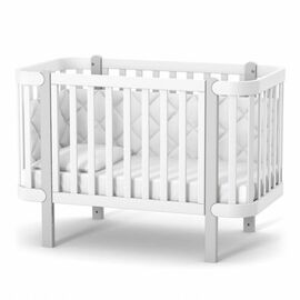 Ліжечко Верес Monaco біло-сіре (05.3.1.21.17)