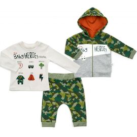 Набор детской одежды Tongs "BABY HEROES" (2684-80B-green)