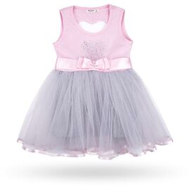 Платье Breeze сарафан с фатиновой юбкой и сердцем (10862-98G-pink)