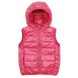Жилет Kurt пуховый с капюшоном (V-HT-580T-104-pink)