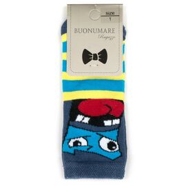 Носки BNM с монстриками (M0C0101-2063-3B-dackblue)