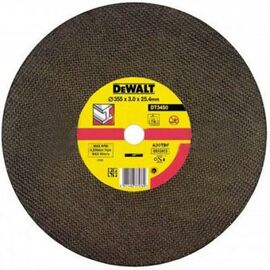 Круг відрізний DeWALT отрезной по металлу для пил, 355х3.0х25.4мм. (DT3450-QZ)