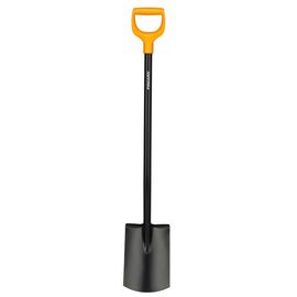 Лопата Fiskars прямая с закругленным лезвием Solid (1003456)