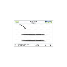 Щетка стеклоочистителя Valeo 574274