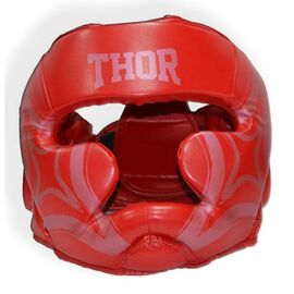 Боксерский шлем Thor 727 Cobra XL Red (727 (PU) RED XL)