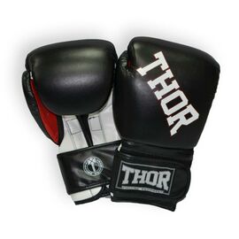 Боксерские перчатки Thor Ring Star 10oz Black/White/Red (536/02(Le)BLK/WHT/RED 10 oz.)
