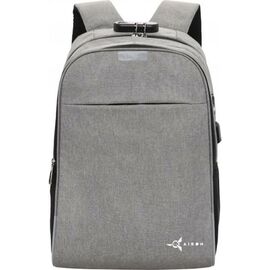 Рюкзак для ноутбука AirOn 14" Lock 18L Grey (4822356710651)