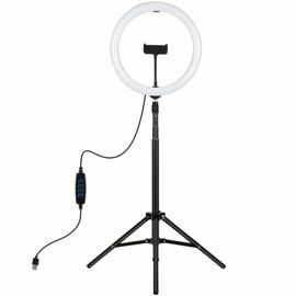 Набор блогера Puluz Ring USB LED lamp PKT3061B 11.8" + tripod 1.65 м (PKT3061B)