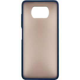 Чехол для моб. телефона Dengos Matt POCO X3, blue (DG-TPU-MATT-69)