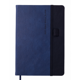 Блокнот Buromax деловой Record A5 без линования 96 листов обложка из искусст (BM.295010-02)