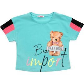 Футболка дитяча Matilda з ведмедиком (3023-152G-green)