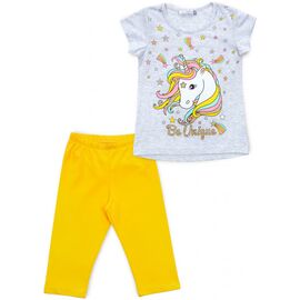 Піжама Matilda з єдинорогом (12269-3-128G-gray)