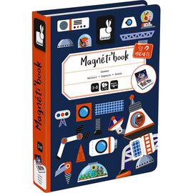 Развивающая игрушка Janod Магнитная книга Космос (J02589)