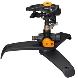 Дождеватель Fiskars Watering пульсирующий с подставкой с механизмом вкл/выкл (1027050)