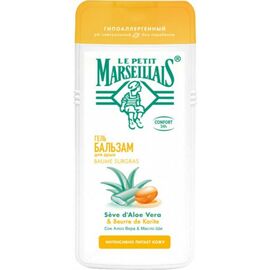 Гель для душа Le Petit Marseillais Sensitive с соком Алоэ Вера и Маслом Ши 400 мл (3574661574288)