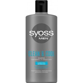 Шампунь Syoss Men Clean & Cool с Ментолом 440 мл (9000101277197)