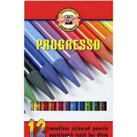 Карандаши цветные Koh-i-Noor Progresso бездревесные 12 цветов (875601)