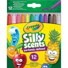 Набор для творчества Crayola Silly Scents Твист восковых мелков с ароматом 12 шт. (256321.024)