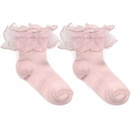 Носки UCS Socks с рюшами (M0C0102-2022-12-pink)