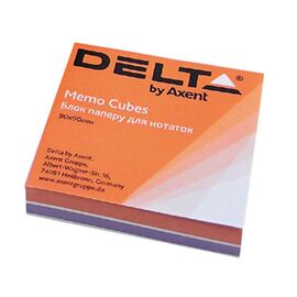 Бумага для заметок Delta by Axent "COLOR" 80Х80Х20мм, unglued (D8021)