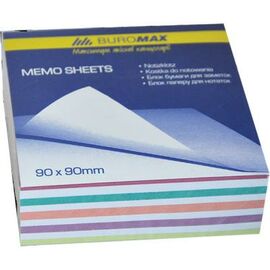 Бумага для заметок Buromax Zebra JOBMAX 90х90х30мм, glued (BM.2256)
