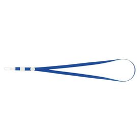 Шнурок для бейджа Buromax 460х10 мм Blue, карабин (BM.5425-02)