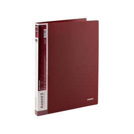 Папка на кольцах Axent А4 с 2-мя кольцами 700 мкм 25 мм Бордовая (1207-04-A)