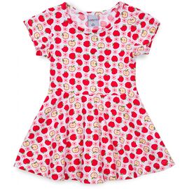 Платье Lovetti в яблочки (5910-99-104G-coral)