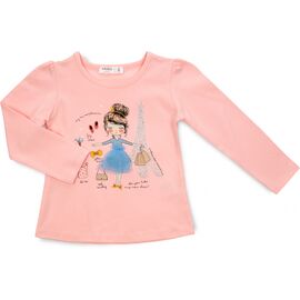 Кофта Breeze з дівчиною (15970-92G-peach)