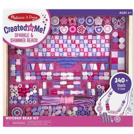 Набор для творчества Melissa&Doug Мега-набор деревянных бусин Алфавит (MD9493)