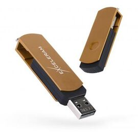 USB флеш накопитель eXceleram 16GB P2 Series Brown/Black USB 2.0 (EXP2U2BRB16)