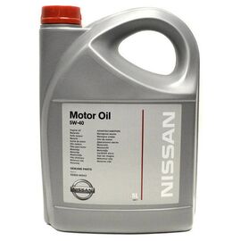 Моторное масло Nissan Motor oil 5W-40, 5 л. (7160)