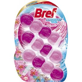 Туалетный блок Bref Блестящий гель Весенний дождь 42 г х 3 шт. (9000101509069)