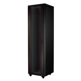 Шкаф напольный Mirsan ECO 19" 42U 600x600, RAL 9005 (MR.GTE42U66.01)