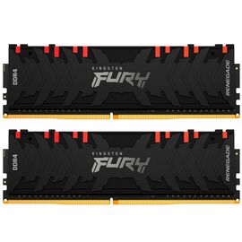Модуль пам'яті для комп'ютера DDR4 16GB (2x8GB) 4000 MHz Renegade RGB Black Kingston Fury (ex.HyperX) (KF440C19RBAK2/16)