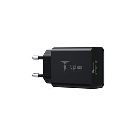 Зарядное устройство T-Phox Tempo 18W QC3.0 USB Charger (Black) (Tempo 18W USB B)
