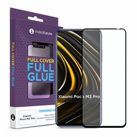 Стекло защитное MakeFuture Xiaomi Poco M3 Pro Full Cover Full Glue (MGF-XPM3P)