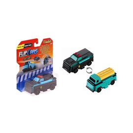 Машина Flip Cars 2 в 1 Полицейский внедорожник и Автоцистерна (EU463875-08)