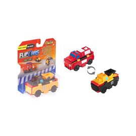 Машина Flip Cars 2 в 1 Фронтальный погрузчик и Пожарный автомобиль (EU463875-14)