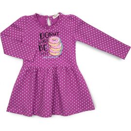 Платье Breeze в горошек (16623-98G-purple)